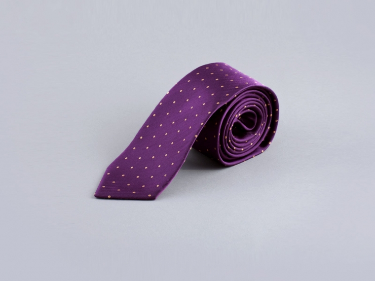 Purple Dot Tie 1