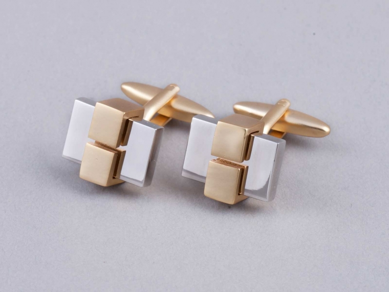 Deco Block Cufflinks 1