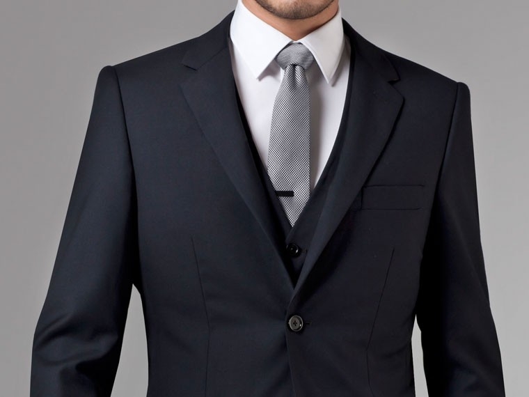 Essential Navy Three-Piece Suit 1