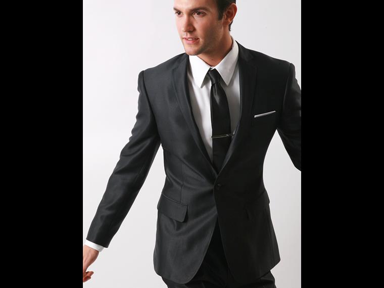 Midnight Blue Metallic Suit 1