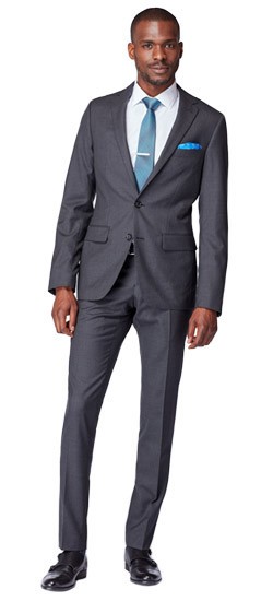 Men's Custom Suits - Dark Charcoal Suit | INDOCHINO