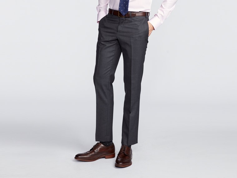 Men's Custom Suits - Harrogate Charcoal Suit | INDOCHINO